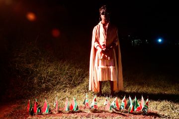 A scene from Imilingo by Nomcebisi Moyikwa and Qhawe Vumase | ICA Live Art Festival 2022